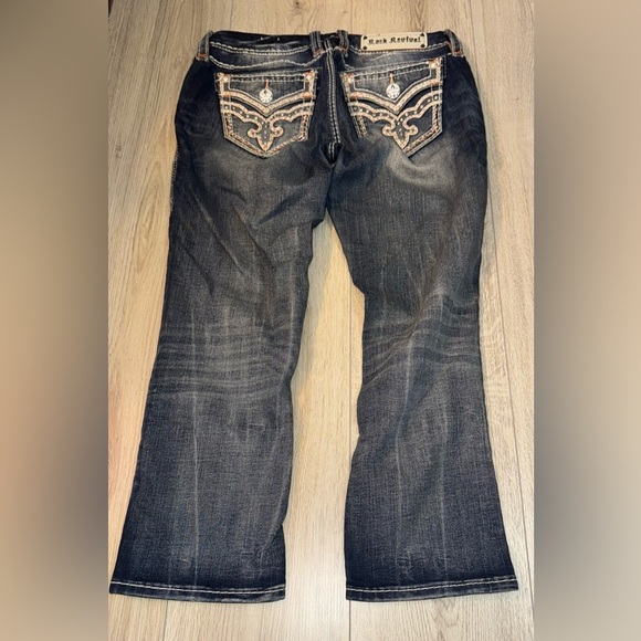 Rock Revival Women's Blue Jeans - Picture 2 of 8
